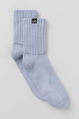 Unisex Half-Crew Scrunch Sock - Winter Frost