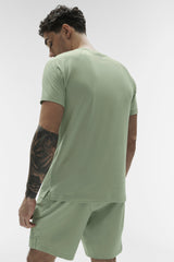 ALO Vapor Crewneck Short Sleeve - Dune Grass