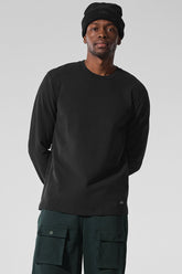 Double Take Long Sleeve Crew - Black