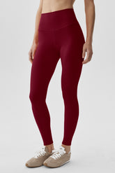 ALO Softsculpt High-Waist 7/8 Legging - Summer Romance Red