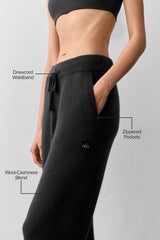 Wool Cashmere New Class Sweatpant - Black