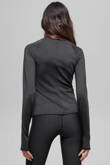 Airlift Winter Warm 1/4 Zip Long Sleeve - Black