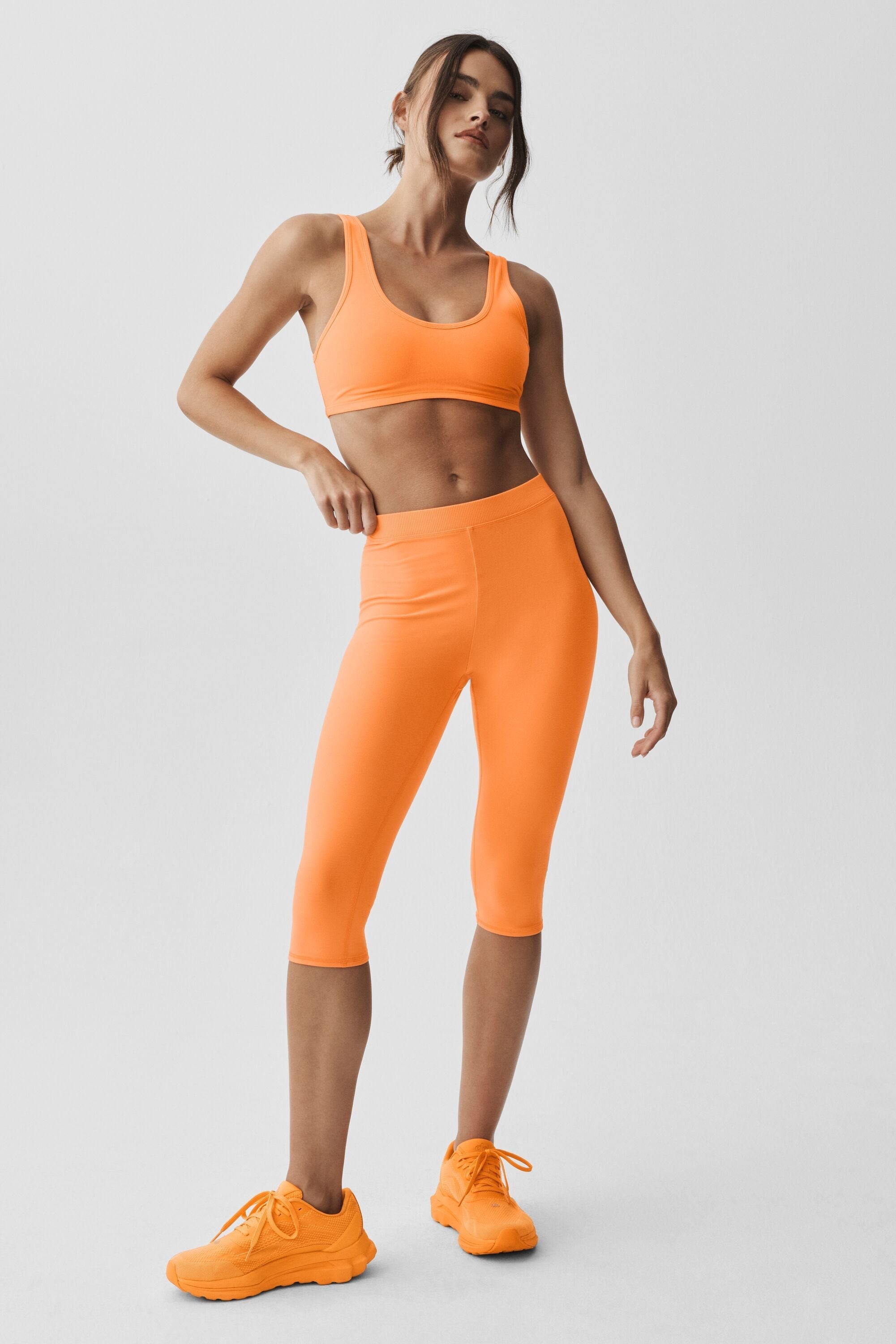 Alosoft High-Waist Iconic 90's Capri - Satsuma Breeze